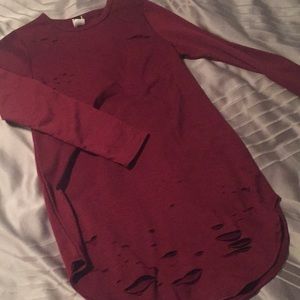 Windsor Rocker Chick Burgundy Dress